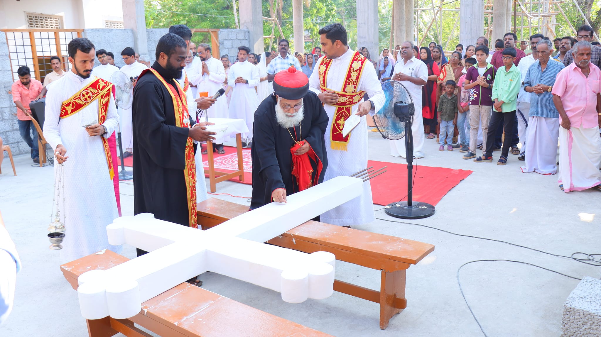 Blessing of the New Church Doors and Cross at Parakode Region ...