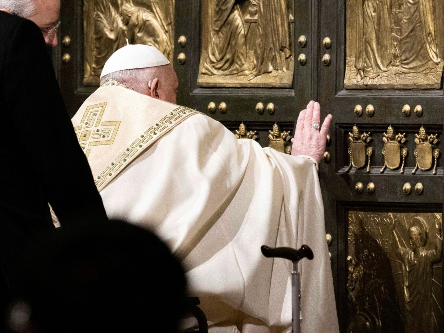 Pope Francis Opens the Holy Door of St. Peter's Basilica, Marking the